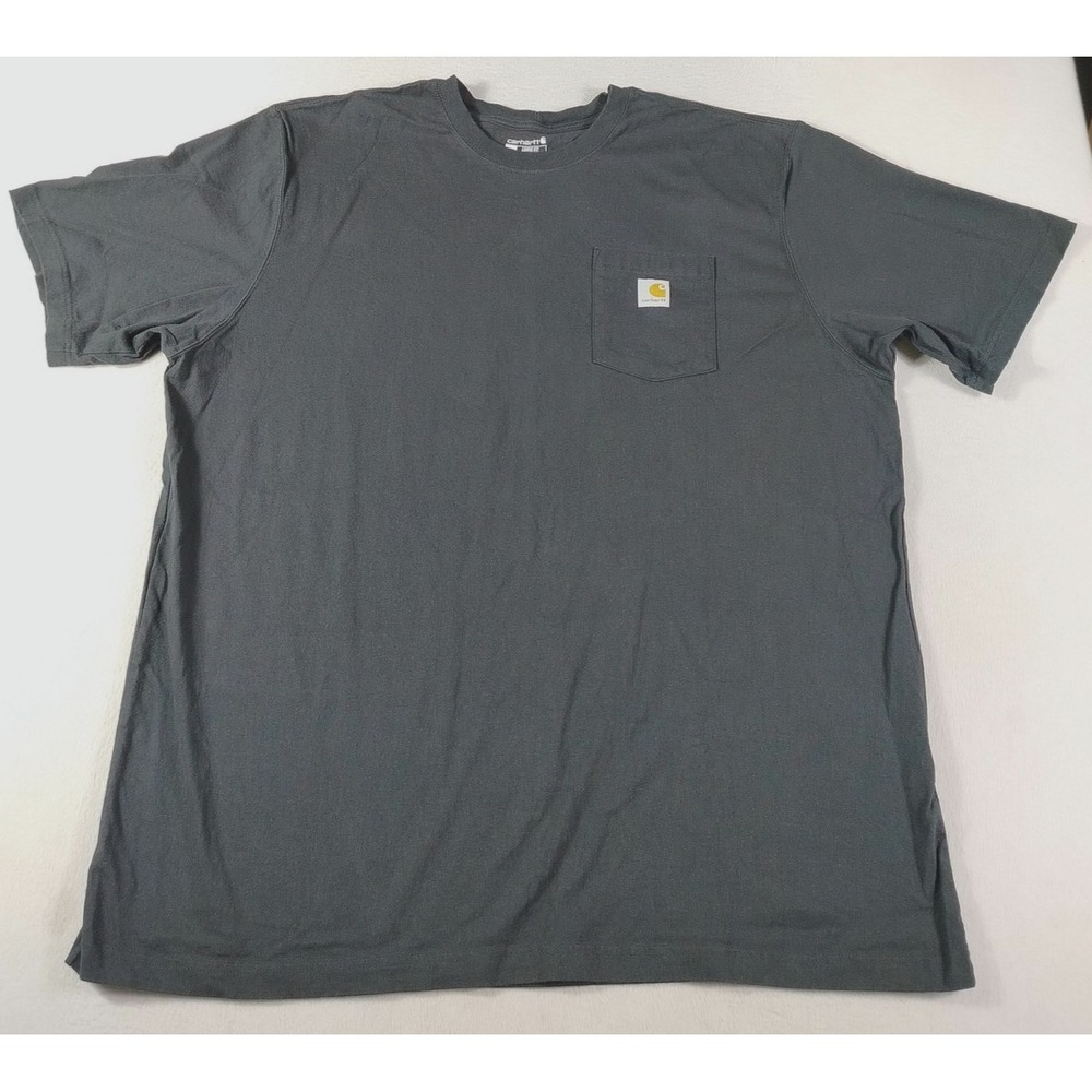 Carhartt Pocket Shirt Mens 3XL Black Loose‎ Fit K87 Workwear Durable Heavy Duty